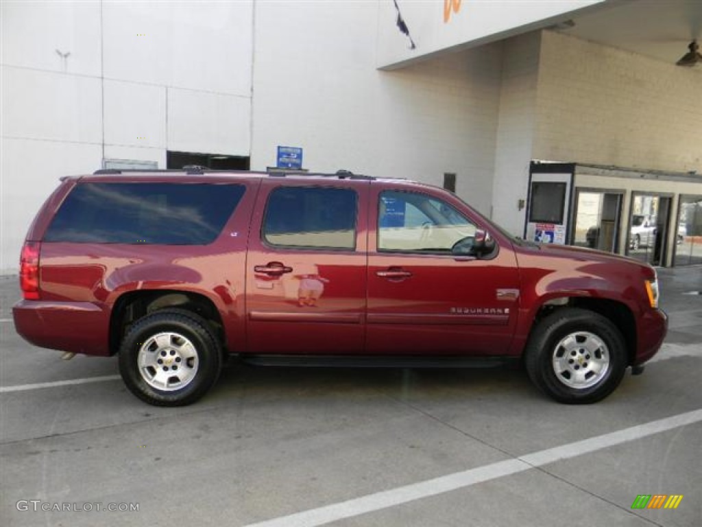 Deep Ruby Metallic 2008 Chevrolet Suburban 1500 LT Exterior Photo #59372406