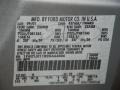 TL: Satin Silver Metallic 2002 Ford Escape XLS Color Code