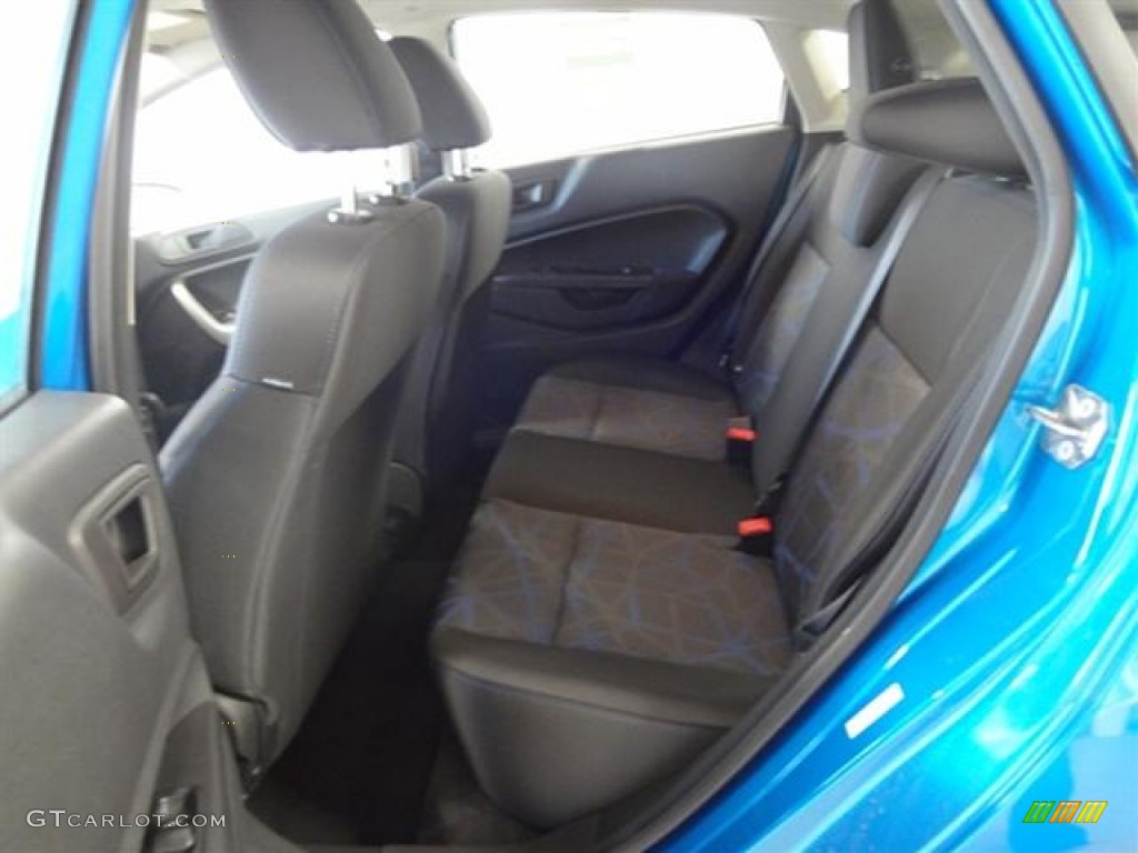 Charcoal Black/Blue Interior 2012 Ford Fiesta SES Hatchback Photo #59372652