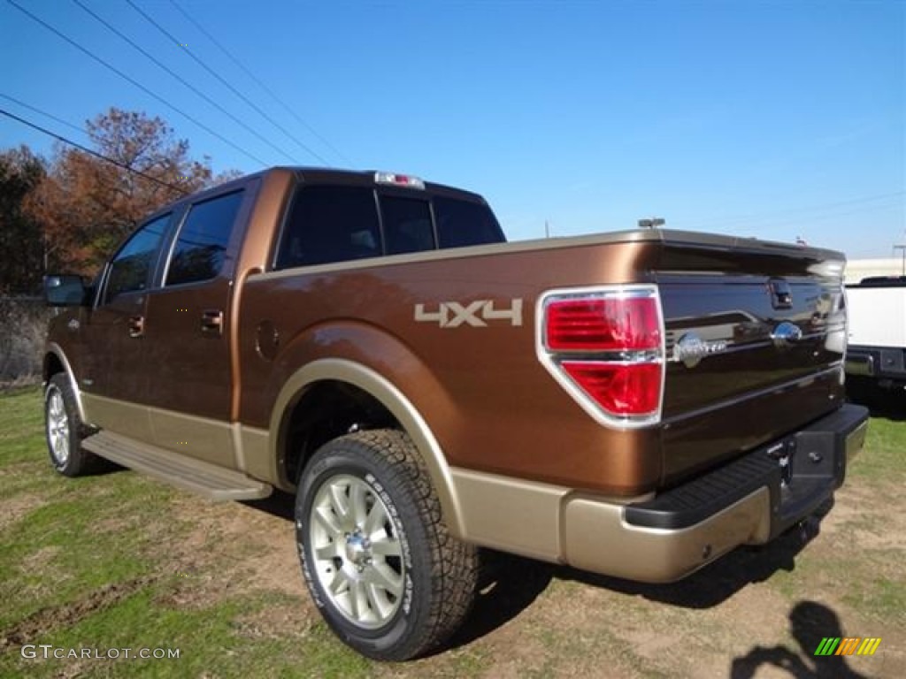 2012 F150 King Ranch SuperCrew 4x4 - Golden Bronze Metallic / King Ranch Chaparral Leather photo #5
