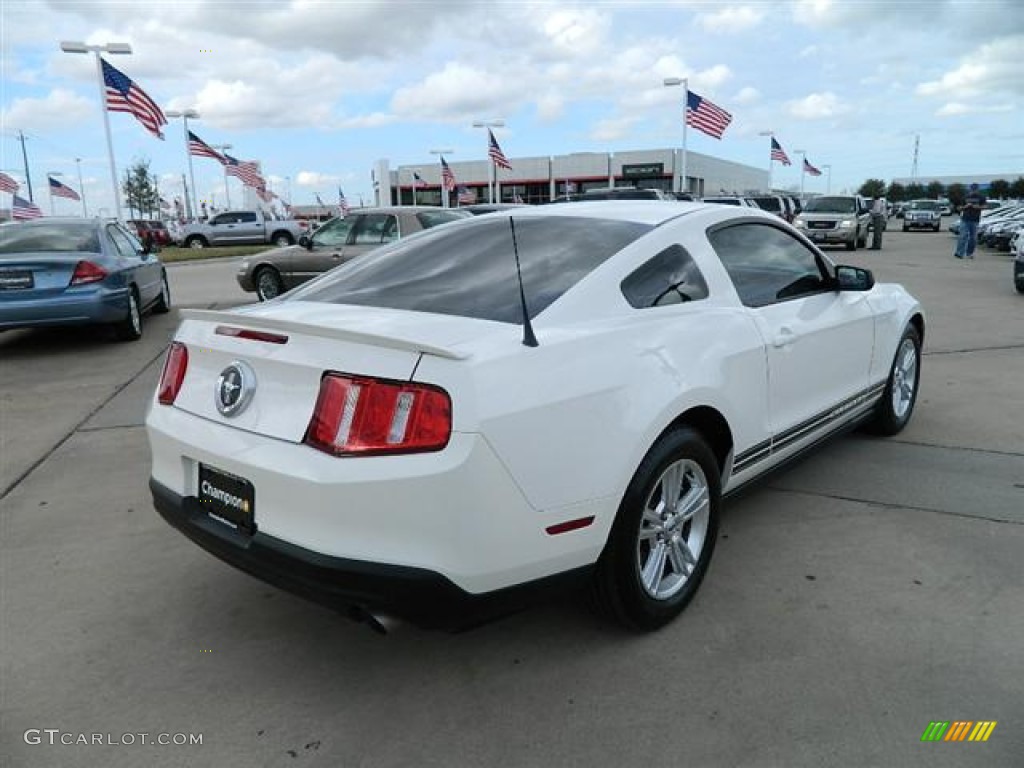 2011 Mustang V6 Coupe - Performance White / Charcoal Black photo #5