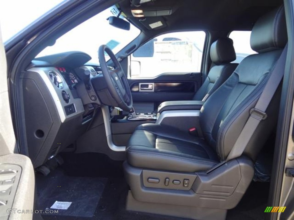 Black Interior 2012 Ford F150 FX2 SuperCrew Photo #59374647