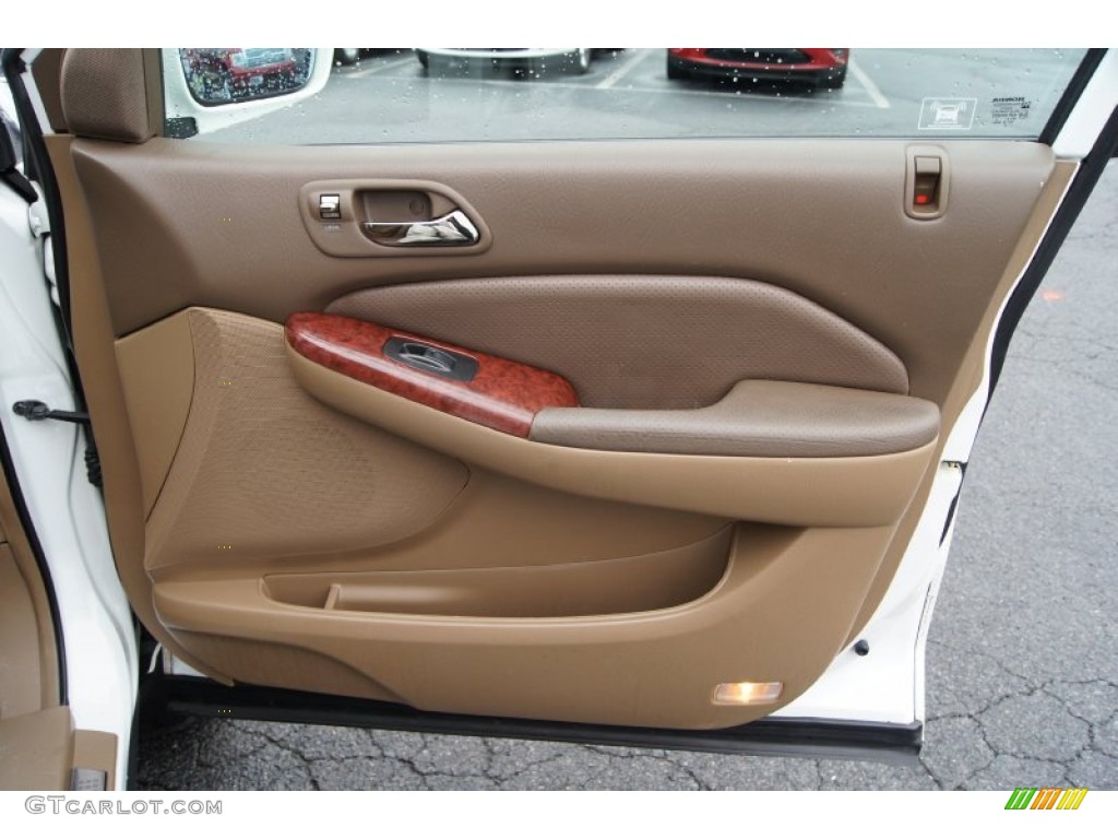 2003 Acura MDX Standard MDX Model Saddle Door Panel Photo #59376677