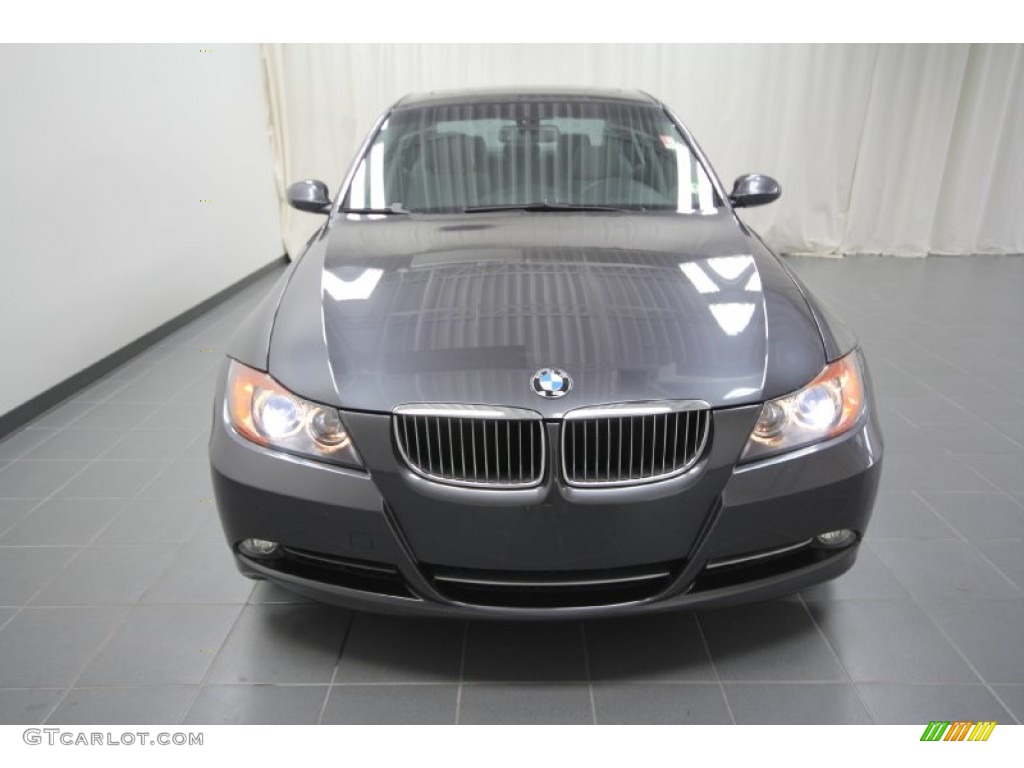 2008 3 Series 335i Sedan - Sparkling Graphite Metallic / Gray photo #3