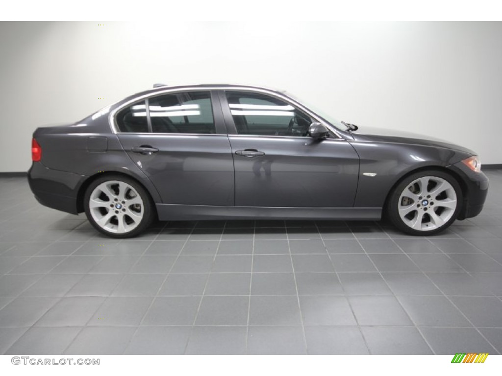 2008 3 Series 335i Sedan - Sparkling Graphite Metallic / Gray photo #6
