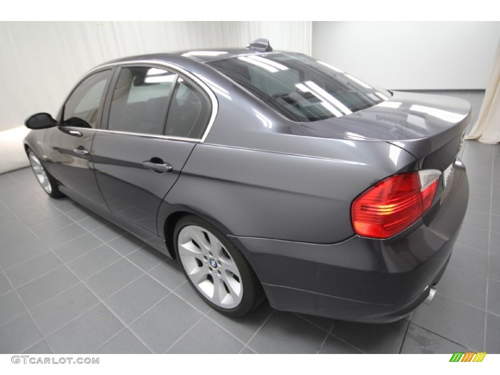 2008 3 Series 335i Sedan - Sparkling Graphite Metallic / Gray photo #14