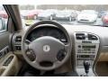 Beige 2006 Lincoln LS V8 Steering Wheel