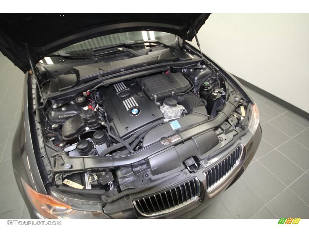 2008 3 Series 335i Sedan - Sparkling Graphite Metallic / Gray photo #47