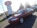 2001 Vintage Red Pearl Toyota Camry XLE V6  photo #2