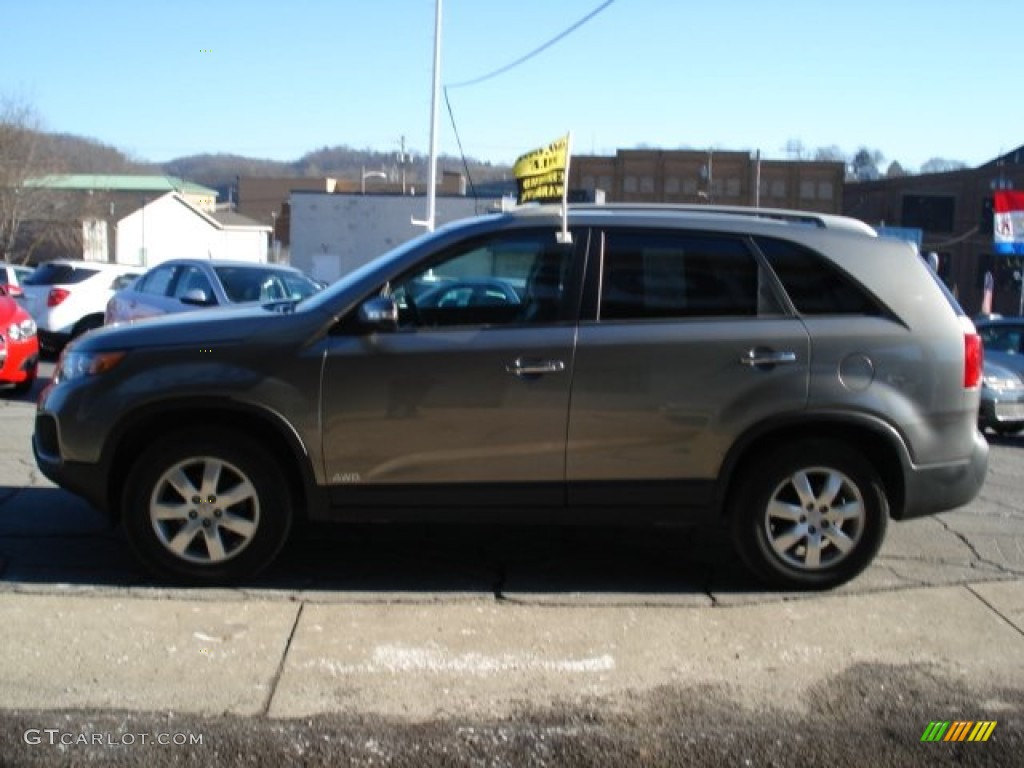 2011 Sorento LX V6 AWD - Titanium Silver / Gray photo #5