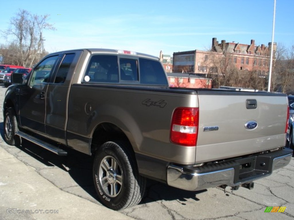 2006 F150 XLT SuperCab 4x4 - Arizona Beige Metallic / Tan photo #6