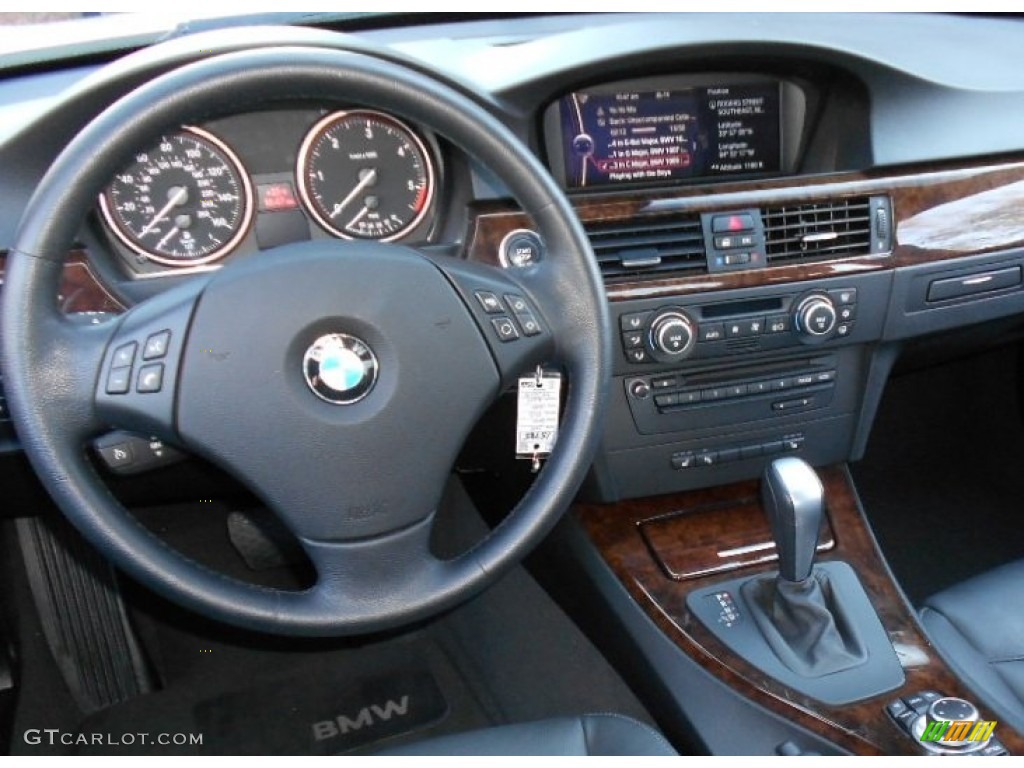 2009 BMW 3 Series 335d Sedan Black Dashboard Photo #59380152