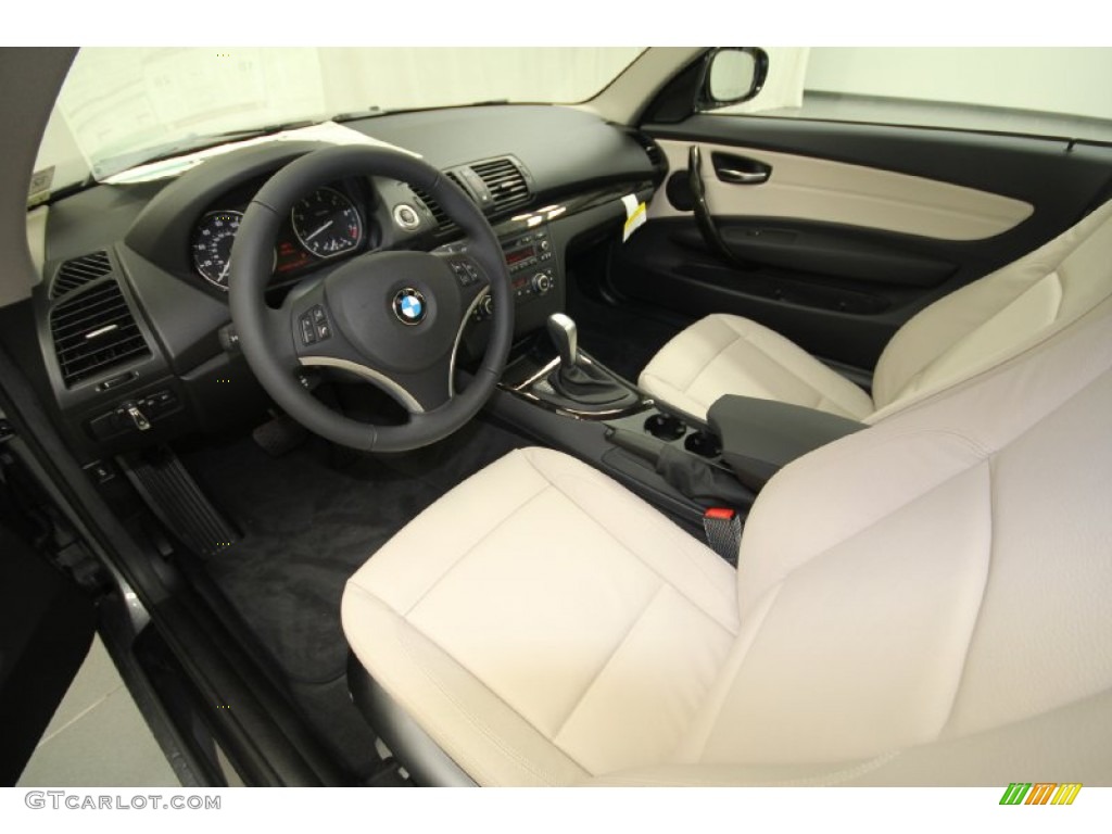 2012 1 Series 128i Coupe - Space Grey Metallic / Oyster photo #11