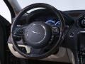 Parchment/Navy Blue 2011 Jaguar XJ XJL Supersport Steering Wheel