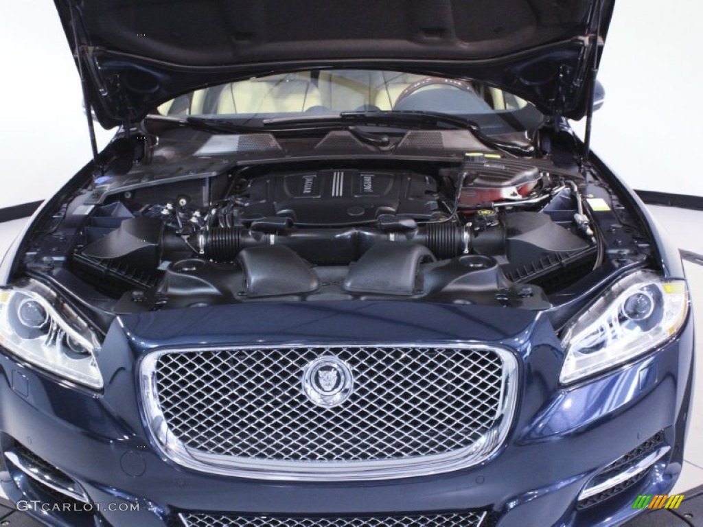 2011 Jaguar XJ XJL Supersport 5.0 Liter Supercharged GDI DOHC 32-Valve VVT V8 Engine Photo #59381970