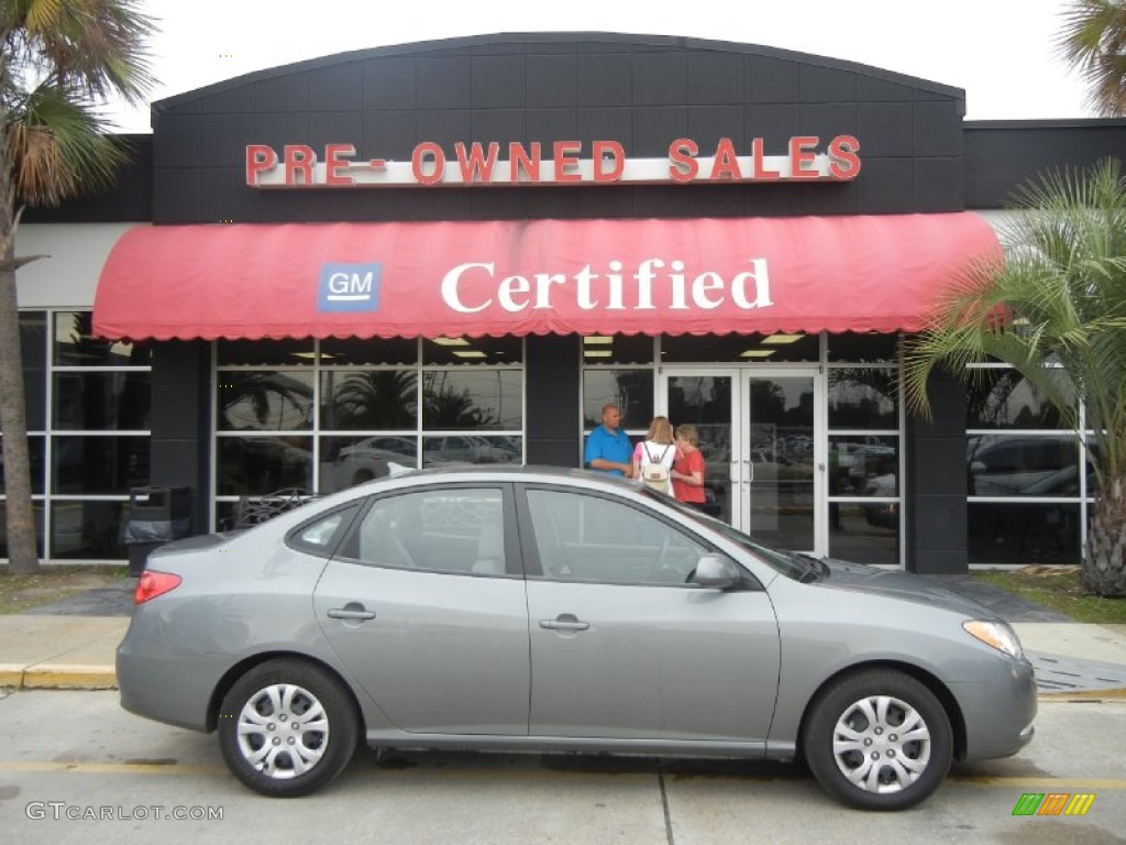 2010 Elantra SE - Carbon Gray Mist / Gray photo #1