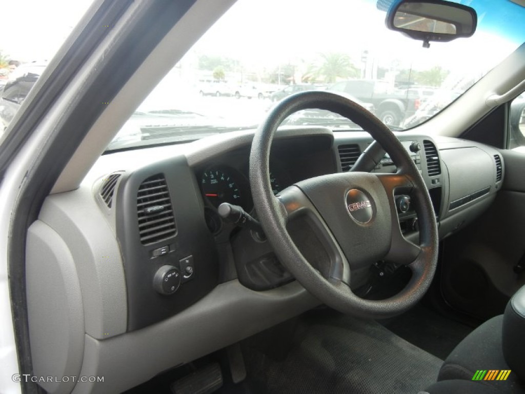 2008 Sierra 1500 Work Truck Regular Cab - Summit White / Dark Titanium photo #8