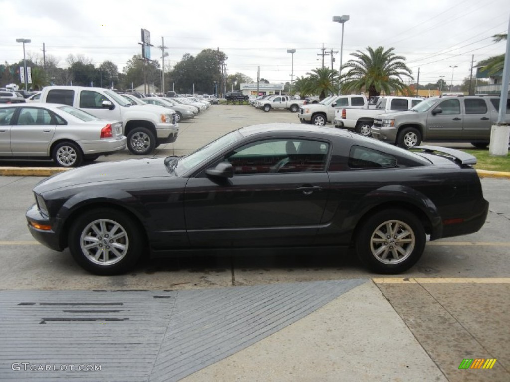 2007 Mustang V6 Deluxe Coupe - Alloy Metallic / Dark Charcoal photo #5