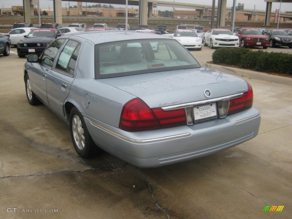 2004 Grand Marquis LS - Light Ice Blue Metallic / Medium Parchment photo #3
