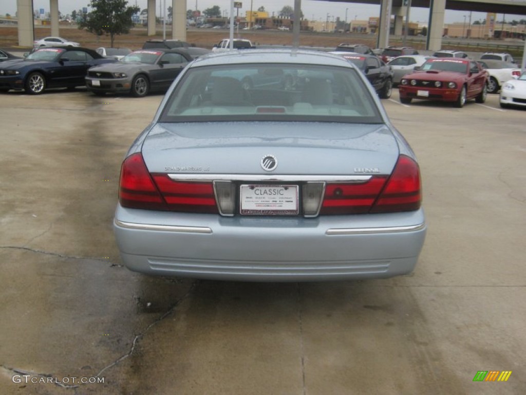 2004 Grand Marquis LS - Light Ice Blue Metallic / Medium Parchment photo #4