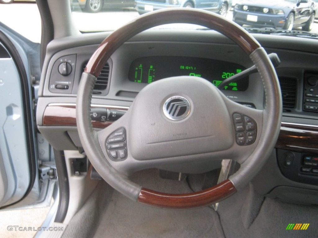 2004 Grand Marquis LS - Light Ice Blue Metallic / Medium Parchment photo #10