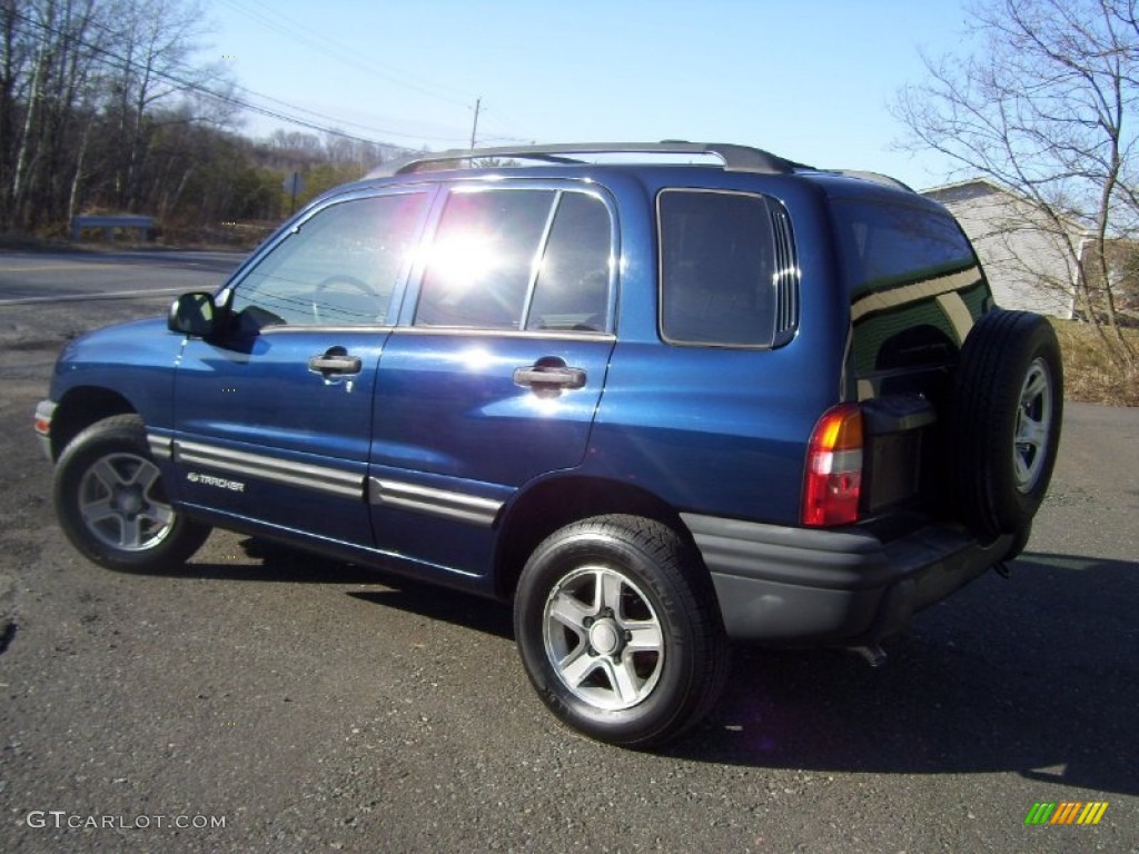 Indigo Blue Metallic 2003 Chevrolet Tracker 4WD Hard Top Exterior Photo #59385074