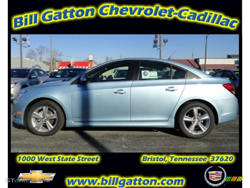 2012 Cruze LT - Ice Blue Metallic / Jet Black photo #1