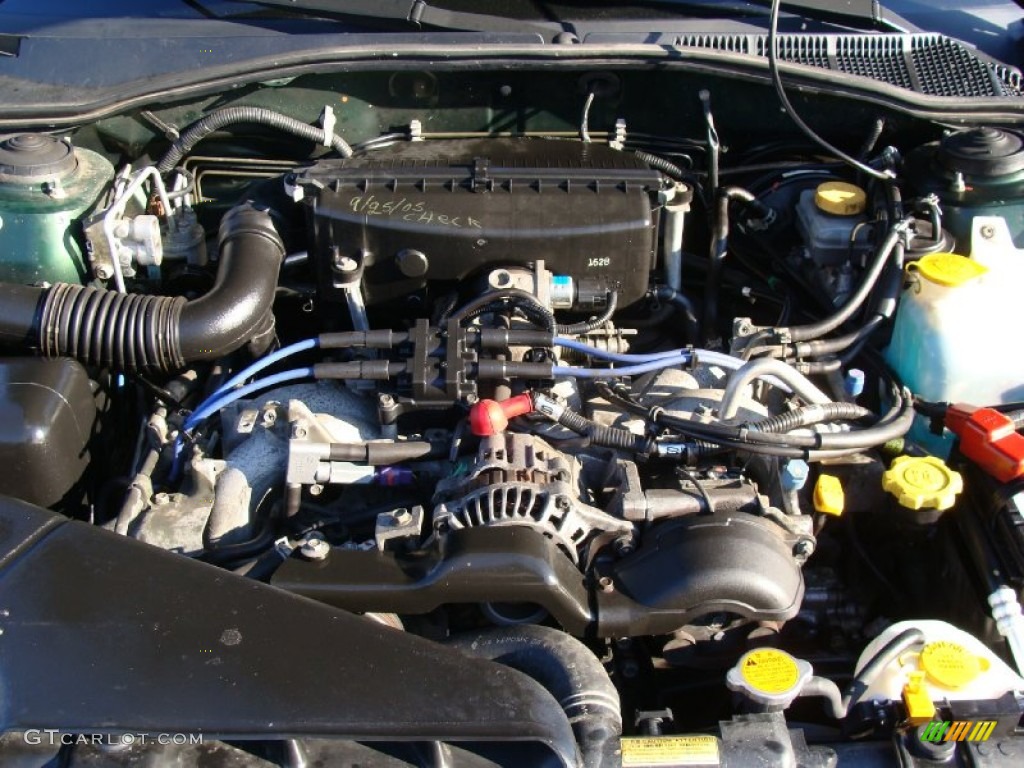 2002 Outback Wagon - Timberline Green / Beige photo #4