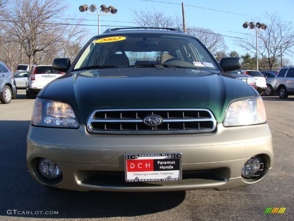 2002 Outback Wagon - Timberline Green / Beige photo #6