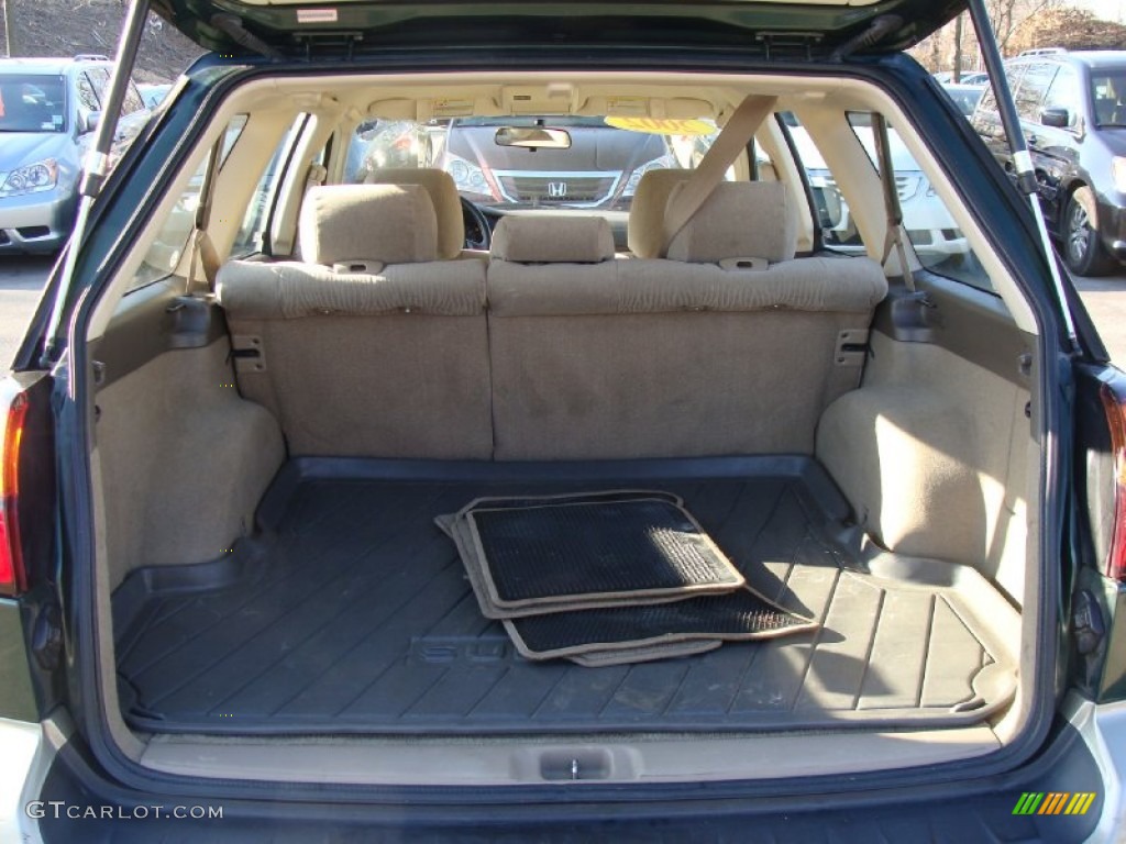 2002 Outback Wagon - Timberline Green / Beige photo #12