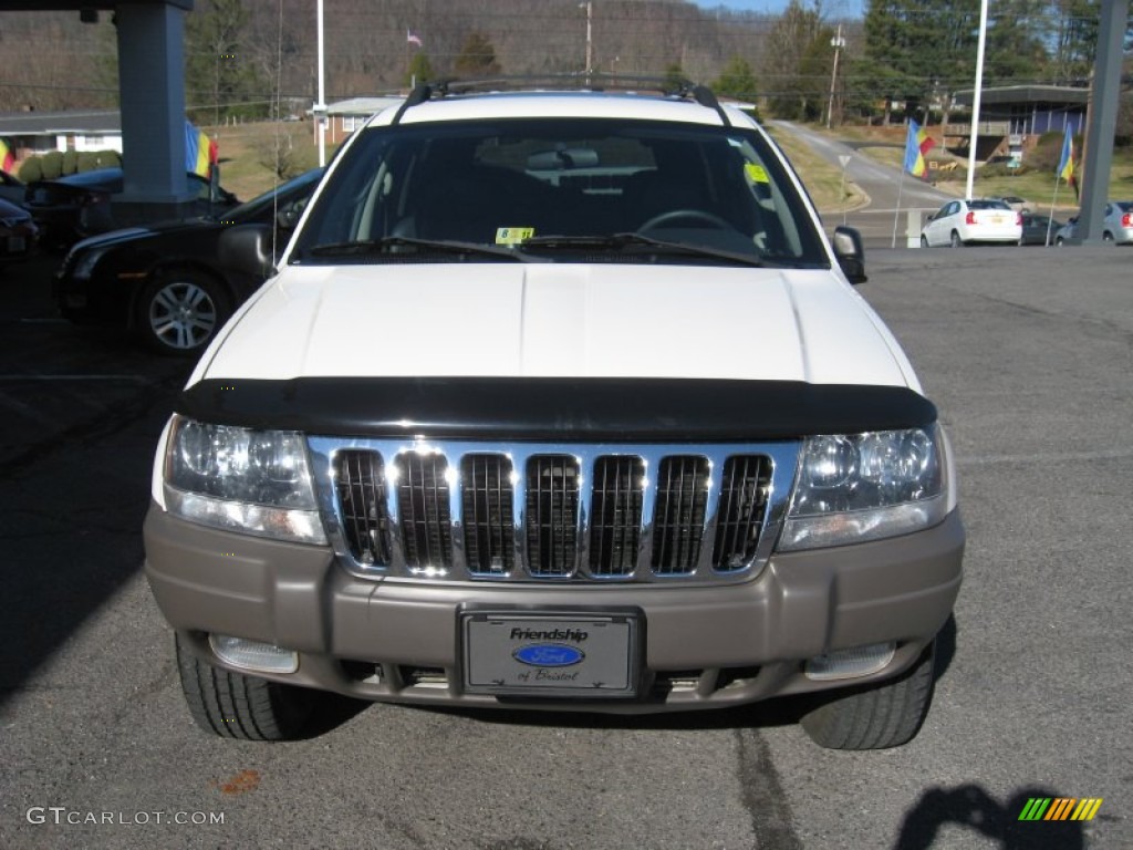 2003 Grand Cherokee Laredo 4x4 - Stone White / Dark Slate Gray photo #3