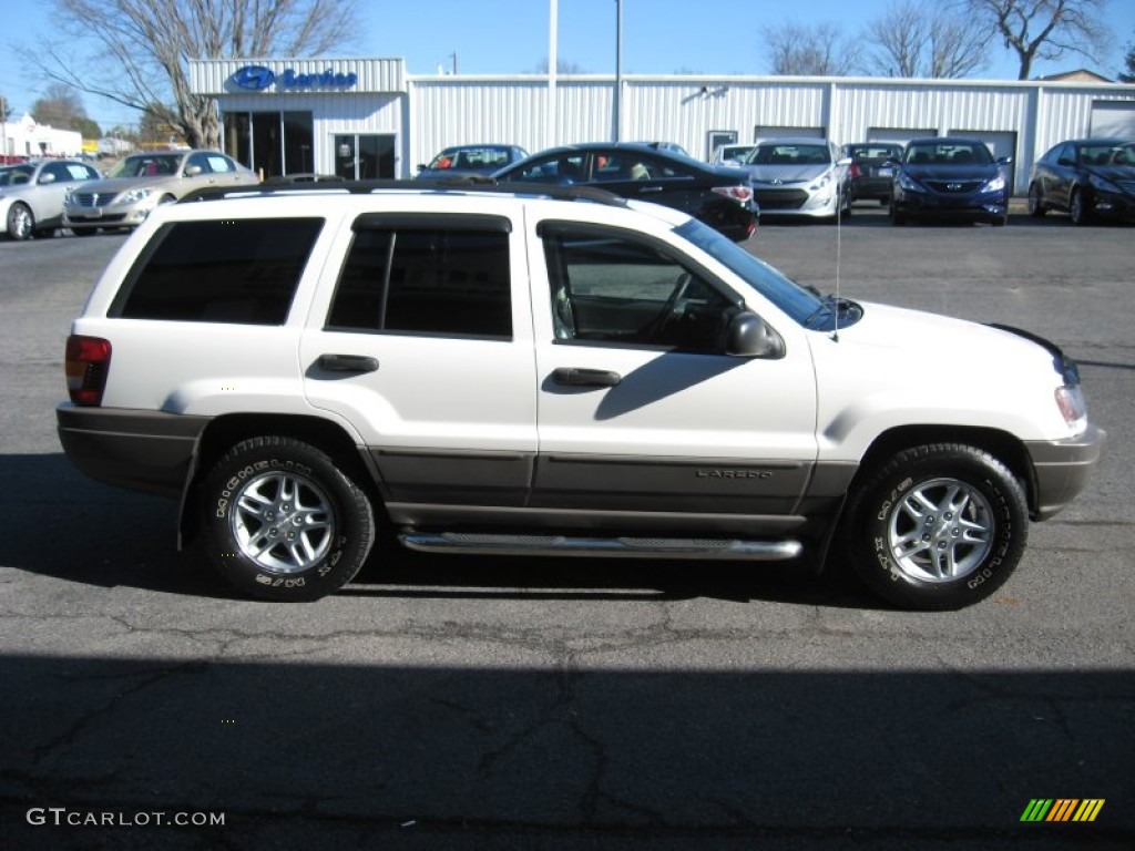 2003 Grand Cherokee Laredo 4x4 - Stone White / Dark Slate Gray photo #5