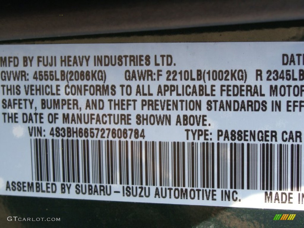 2002 Outback Wagon - Timberline Green / Beige photo #28