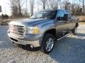 2012 Steel Gray Metallic GMC Sierra 2500HD SLE Crew Cab 4x4  photo #3