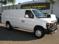 Oxford White 2008 Ford E Series Van E250 Super Duty Commericial Extended
