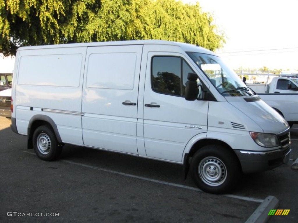 Arctic White Dodge Sprinter Van