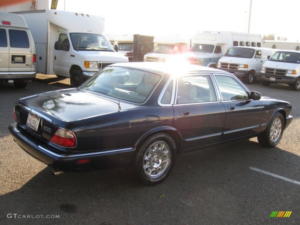 1999 XJ XJ8 - Sapphire Blue Metallic / Oatmeal photo #6