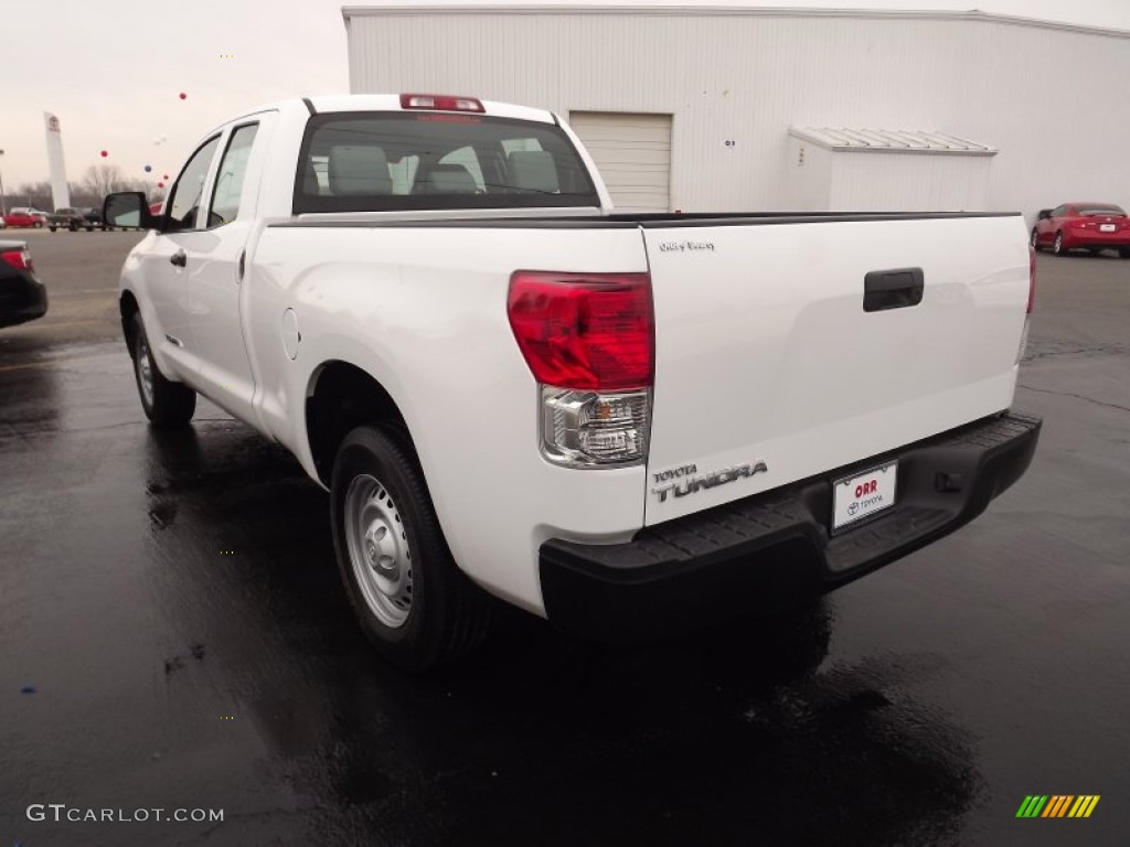 2010 Tundra Double Cab - Super White / Graphite Gray photo #5