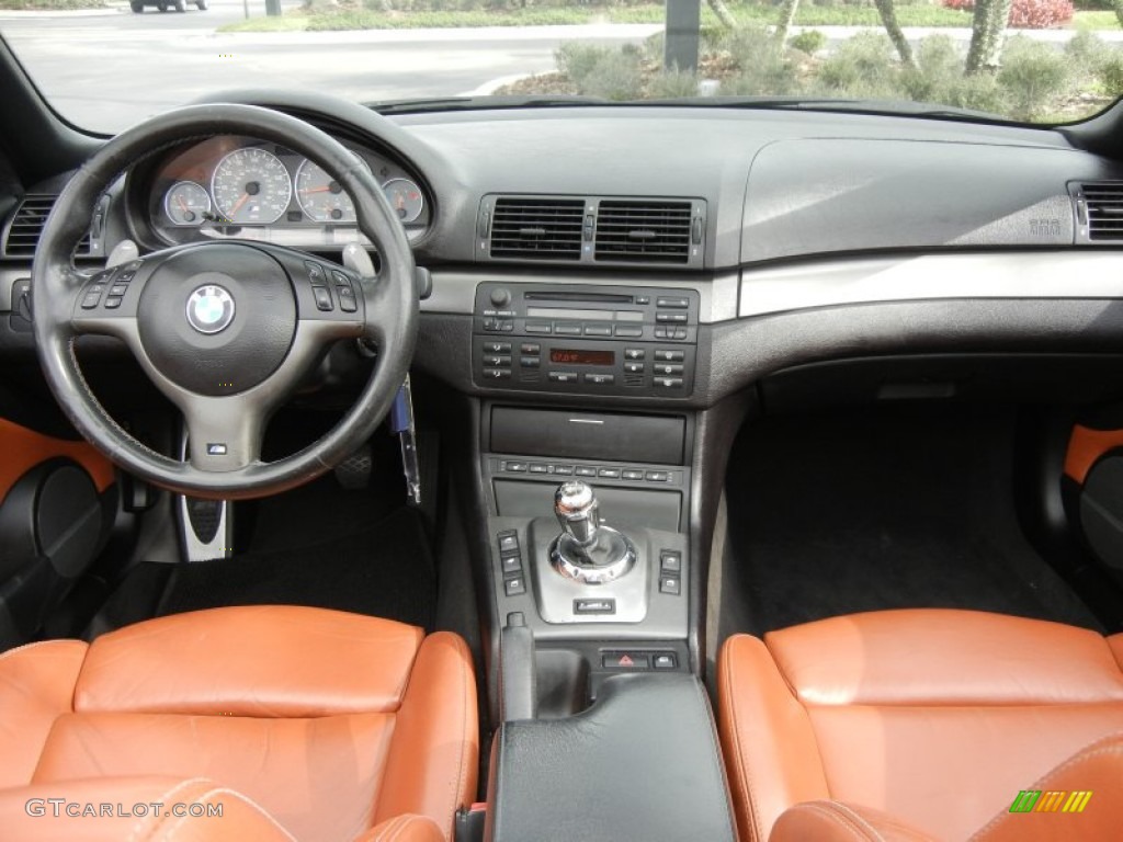 2004 BMW M3 Convertible Cinnamon Dashboard Photo #59389309