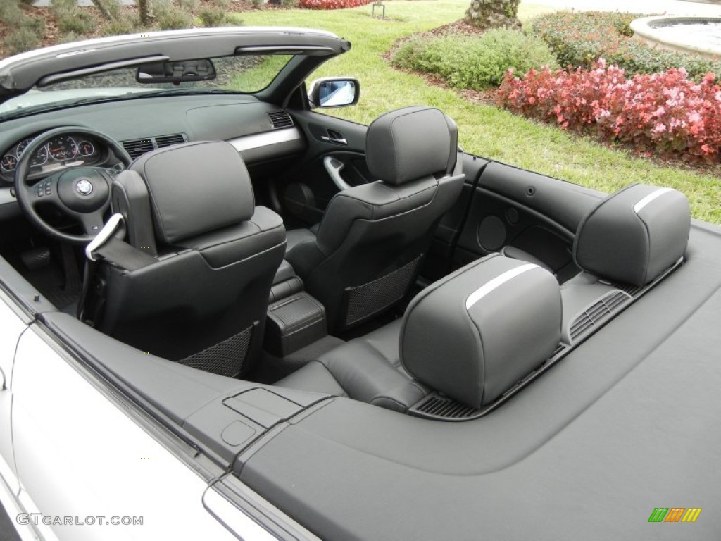 Black Interior 2006 BMW 3 Series 330i Convertible Photo #59389487
