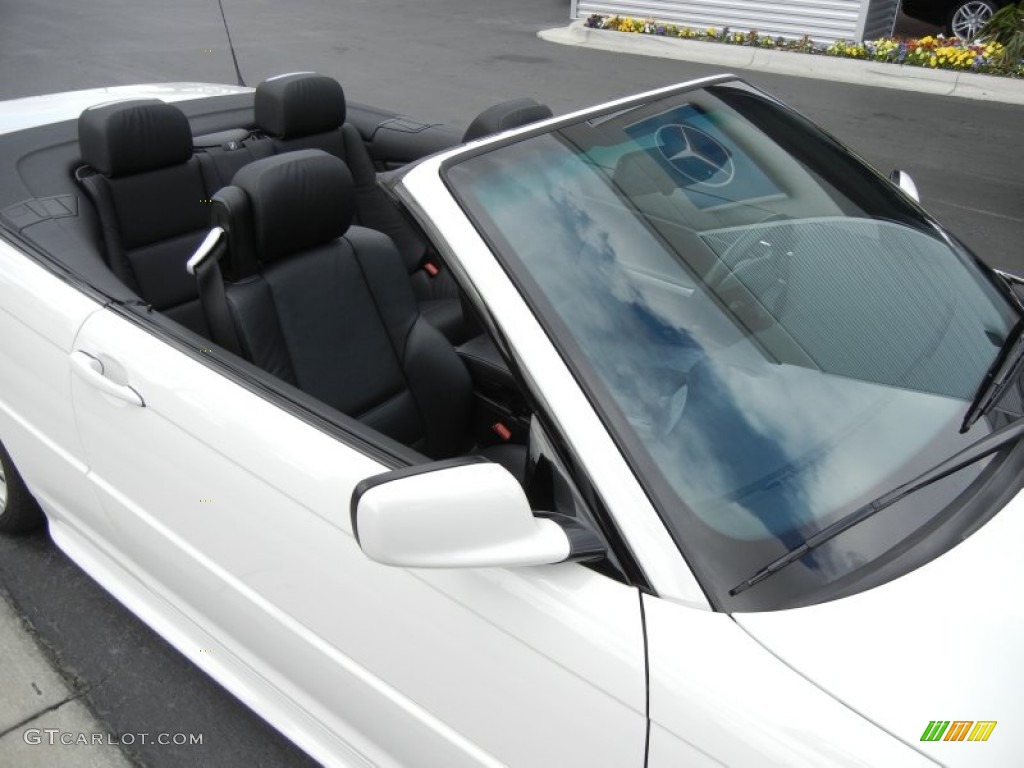 2006 3 Series 330i Convertible - Alpine White / Black photo #13