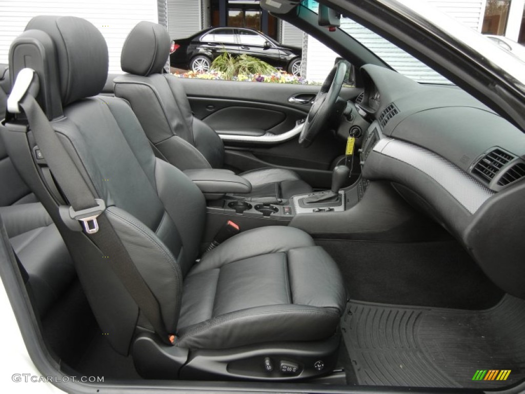 Black Interior 2006 BMW 3 Series 330i Convertible Photo #59389550
