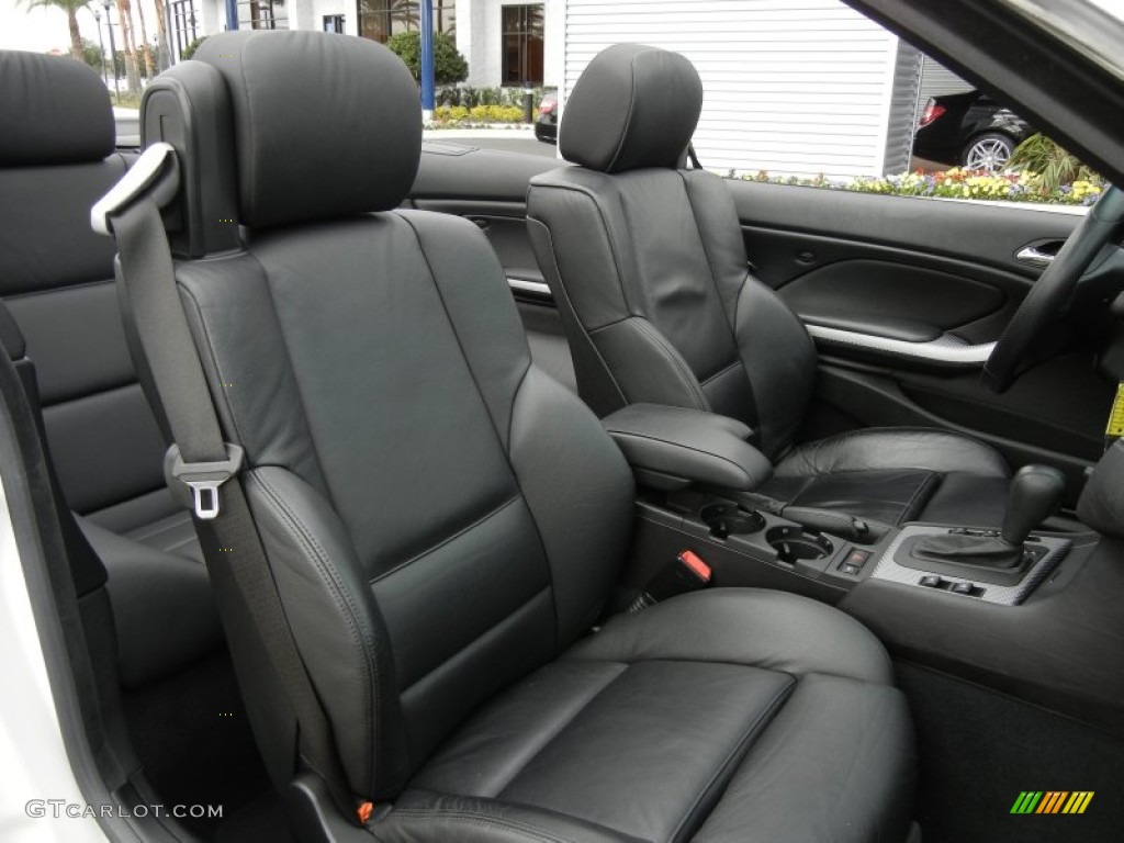 Black Interior 2006 BMW 3 Series 330i Convertible Photo #59389557