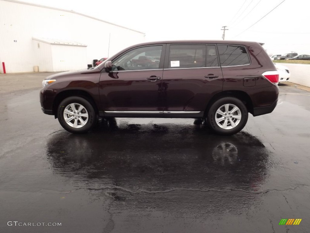 2012 Highlander V6 - Sizzling Crimson Mica / Sand Beige photo #4