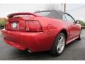 2000 Laser Red Metallic Ford Mustang GT Convertible  photo #3