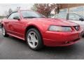 Laser Red Metallic 2000 Ford Mustang GT Convertible Exterior