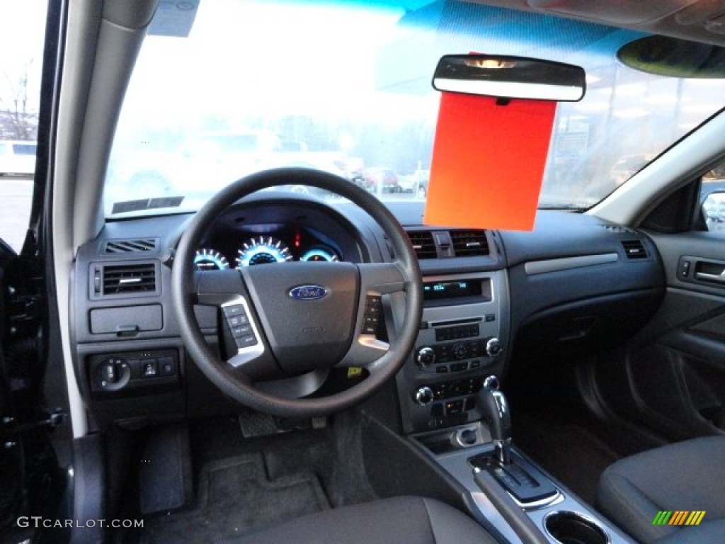 2010 Ford Fusion SE Charcoal Black Dashboard Photo #59390327