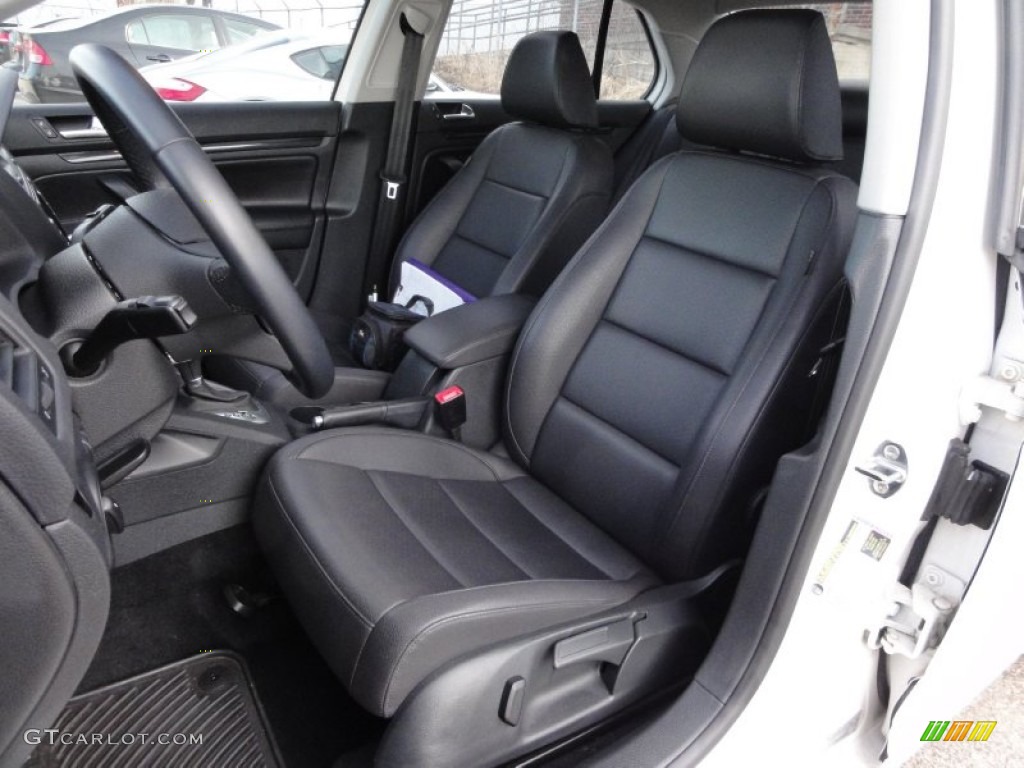 Titan Black Interior 2010 Volkswagen Jetta Wolfsburg Edition Sedan Photo #59391338