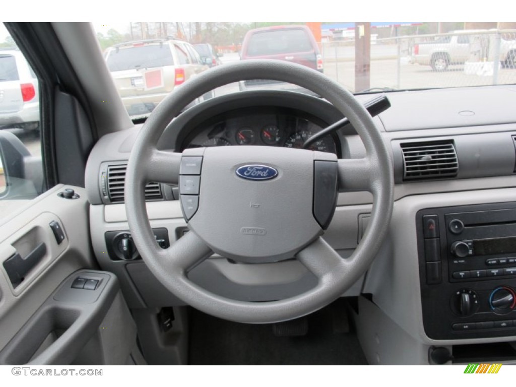 2007 Ford Freestar SE Flint Gray Steering Wheel Photo #59391611