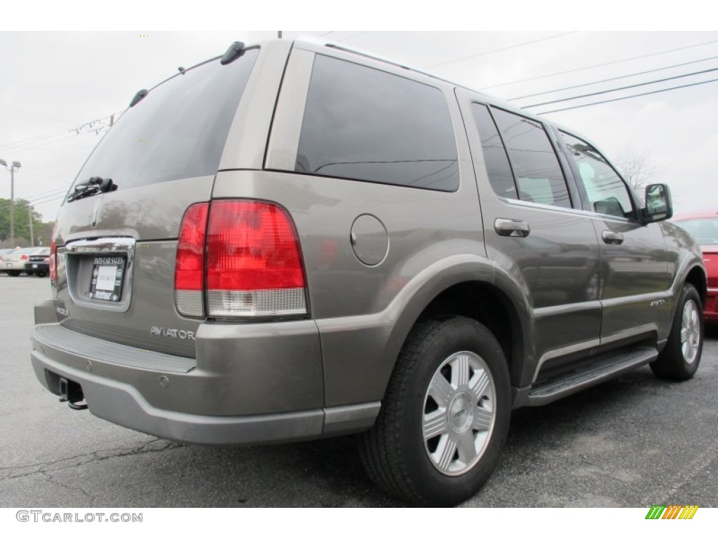 2003 Aviator Luxury - Mineral Grey Metallic / Light Parchment photo #3